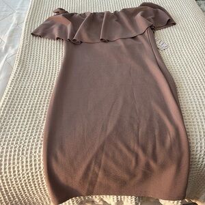 Maybe off the shoulder dress